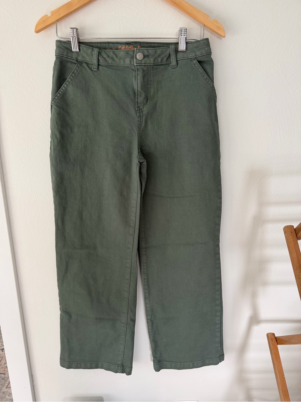 NWOT Cat & Jack Olive Straight-Leg Girl’s Jeans